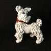 Italian Spaghetti Pottery Vanilla-Colored Poodle