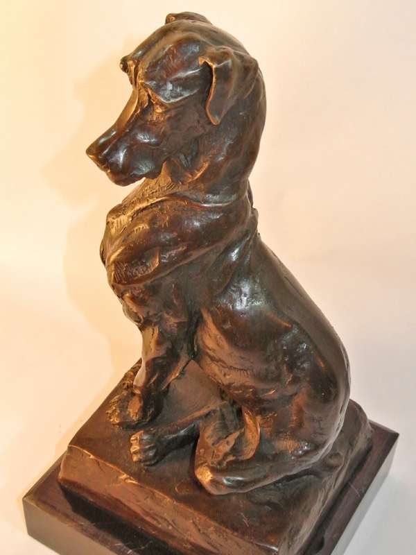 Antoine Barye Bronze Great Dane #5 - A Dogs Tale Collectibles