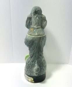 Jim Beam Poodle Decanter c.1970 Back View- Dog's Tale Collectibles