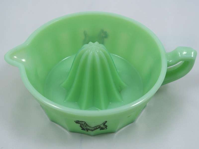 Large Jadeite Scottie Juicer Reamer #1 - A Dogs Tale Collectibles