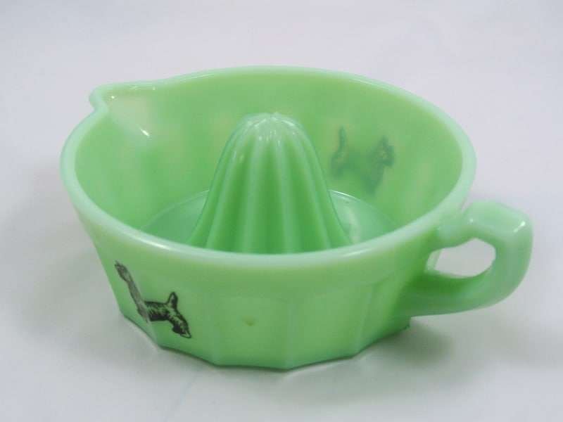Large Jadeite Scottie Juicer Reamer #4 - A Dogs Tale Collectibles