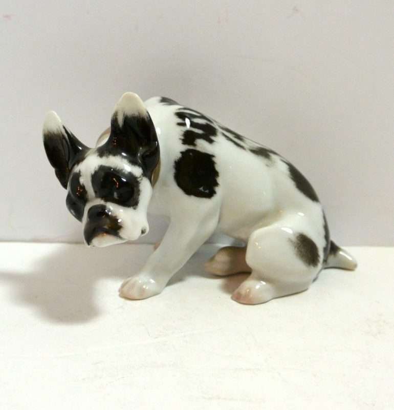 Very Old Rosenthal Bulldog Front 1- Dog's Tale Collectibles