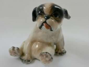 Dahl-Jensen Porcelain Pekingese Puppy