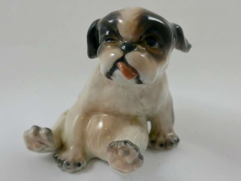Dahl-Jensen Porcelain Pekingese Puppy
