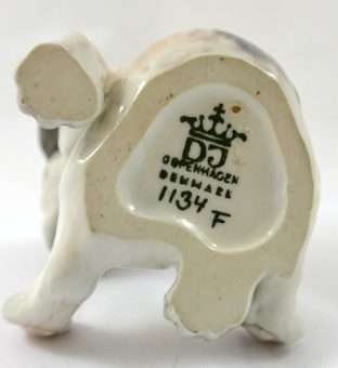 Dahl-Jensen Porcelain Pekingese Puppy Mark