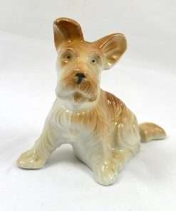 Vintage Porcelain Terrier Pup- Dog's Tale Collectibles