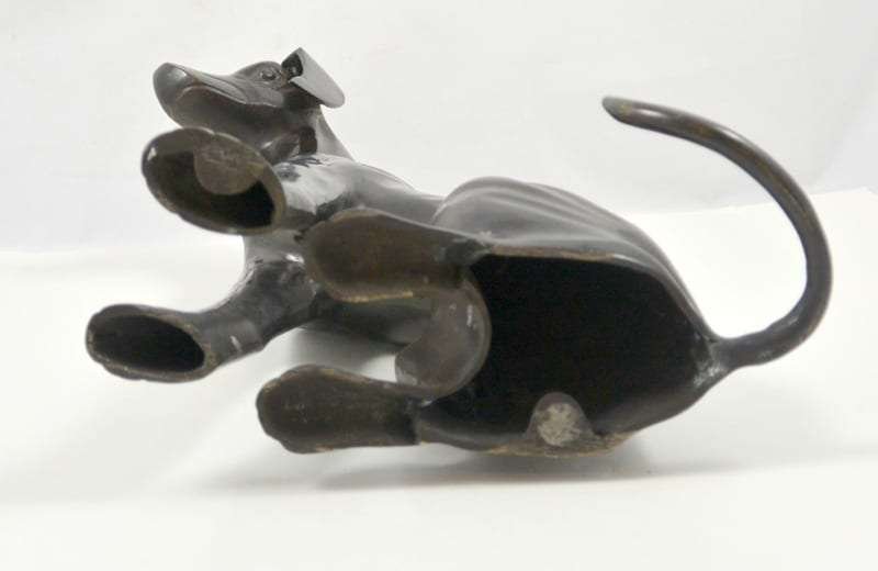 Vintage Bronze Hound Dog c.1960's #1 - A Dogs Tale Collectibles