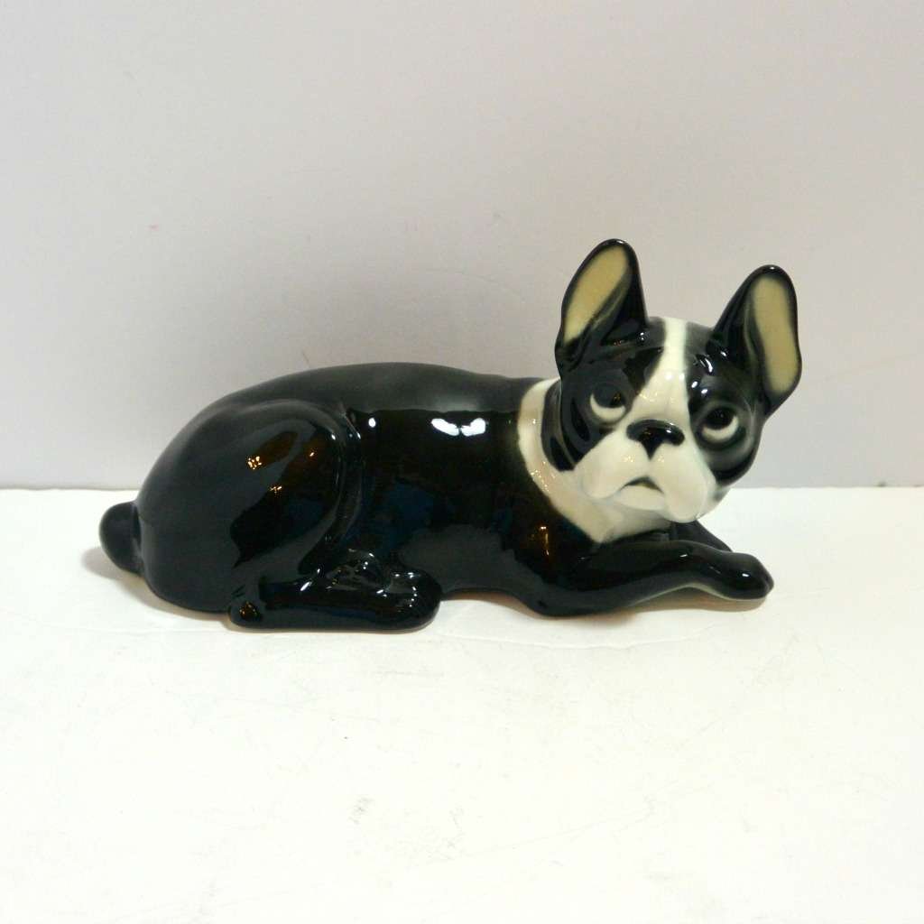 Vintage Karl Ens Porcelain Boston Terrier c. 1945-1972 CRM-2212B