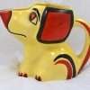 Rare Ditmar Urbach Hand Painted Dog Pitcher c.1930's