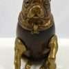 Vintage Bronze Arthur Court Pug Dog Inkwell 1979