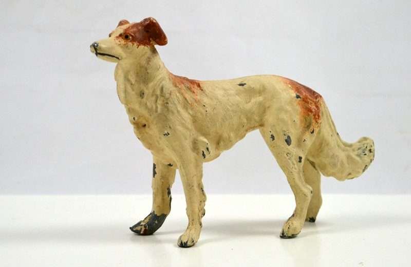 Cold-Painted Borzoi Dog- Dog's Tale Collectibles