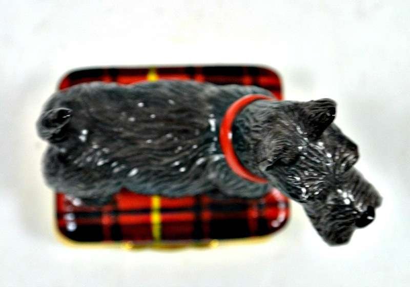 Halcyon Days Scottish Terrier Bonbonniere Box - Image 10