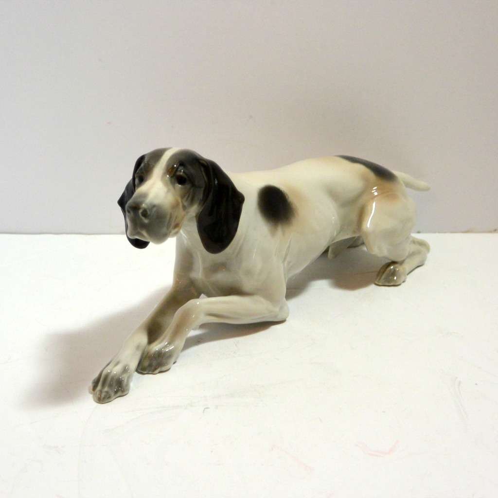 Large Metzler and Ortloff English Pointer Dog Figurine CRM-2268