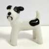 Miniature Walter Bosse Metzler Ortloff Porcelain Fox Terrier Dog