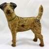 Cast Iron Hubley Fox Terrier Front - Dog's Tale Collectibles