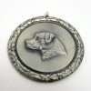 Vintage Rottweiler Dog Pewter Awards Medal