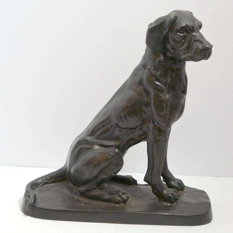 Retriever Vintage Bronze Dog "On the Loose" - Image 2