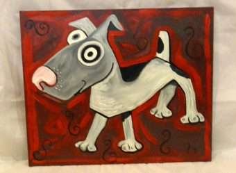 Retro Original Artist Petey Front View- Dog's Tale Collectibles