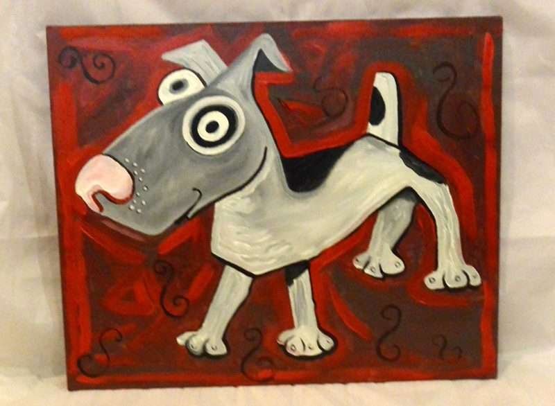 Retro Original Artist Petey Front View- Dog's Tale Collectibles