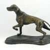 Vintage Bronze Pointer Dog Sculpture