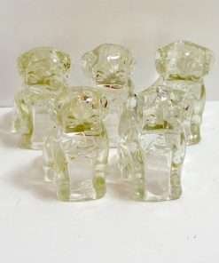 5 Federal Glass Mopey Dog Back- Dog's Tale Collectibles