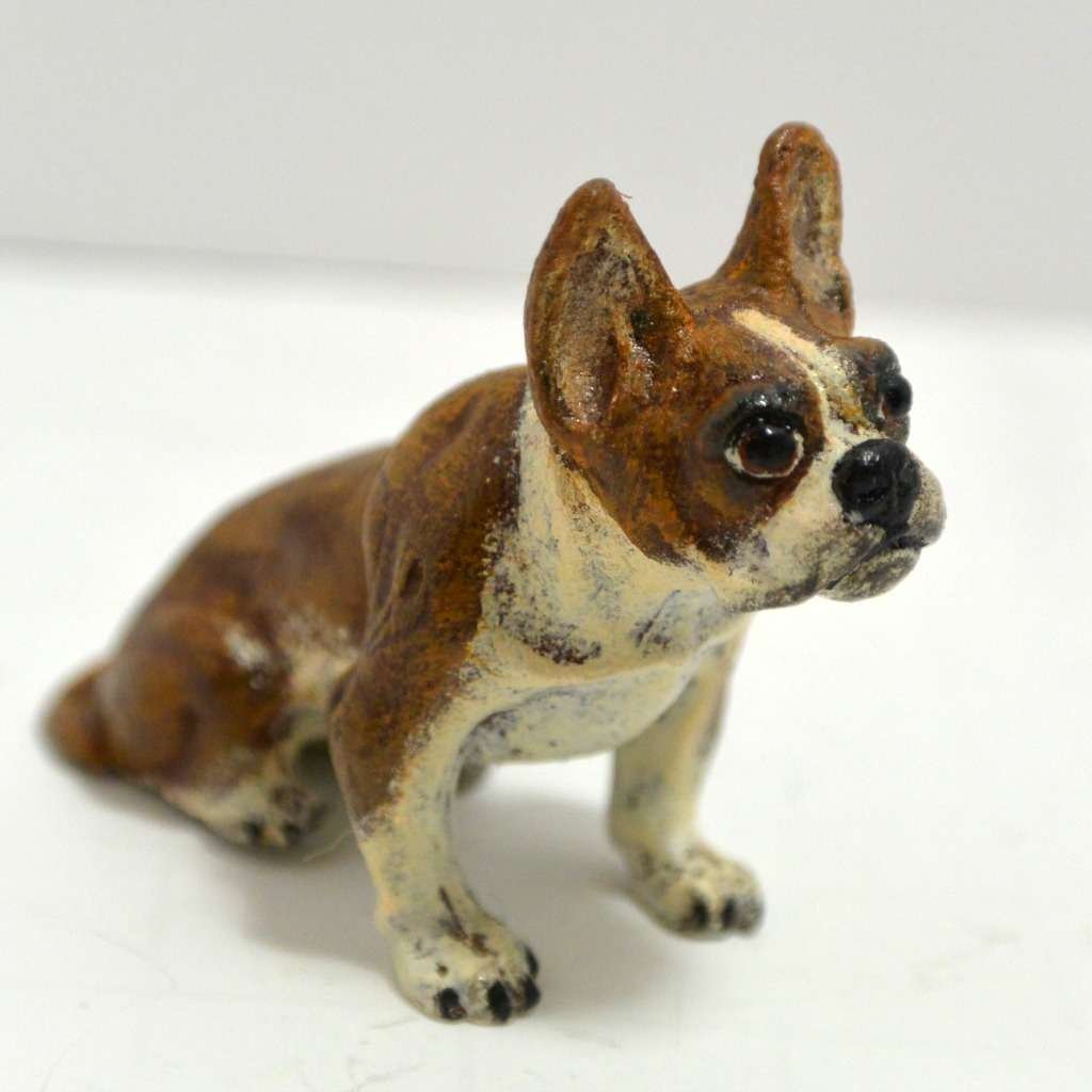 Cold Painted Bergmann Bronze French Bulldog #2 - A Dogs Tale Collectibles