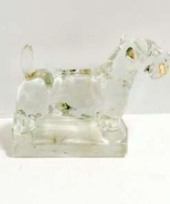Heisey Glass Scottish Terrier Dog Front 1- Dog's Tale Collectibles