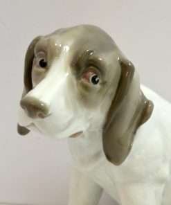 Heubach Pointer Puppy Front View- Dog's Tale Collectibles
