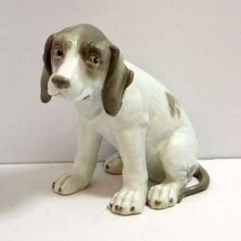 Heubach Pointer Puppy Front 1- Dog's Tale Collectibles