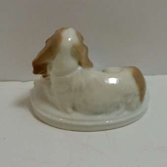 Rosenthal Cavalier King Charles Spaniel Back View- Dog's Tale Collectibles