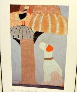 Poster of Abstract Dog Front 141- Dog's Tale Collectibles