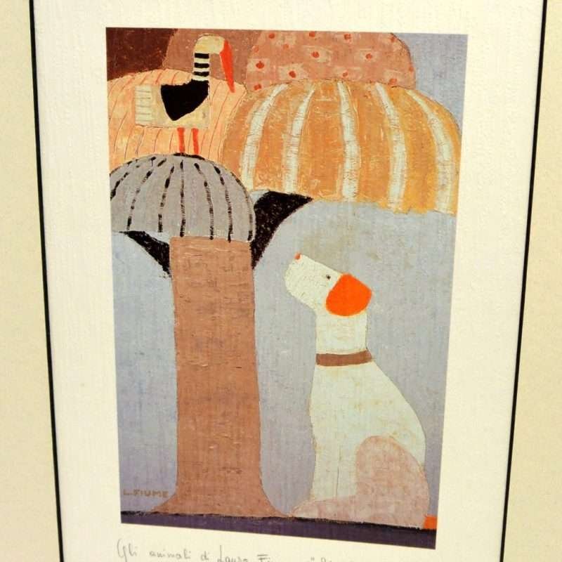 Poster of Abstract Dog Front 141- Dog's Tale Collectibles