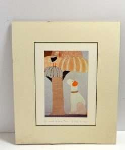 Poster of Abstract Dog Back- Dog's Tale Collectibles