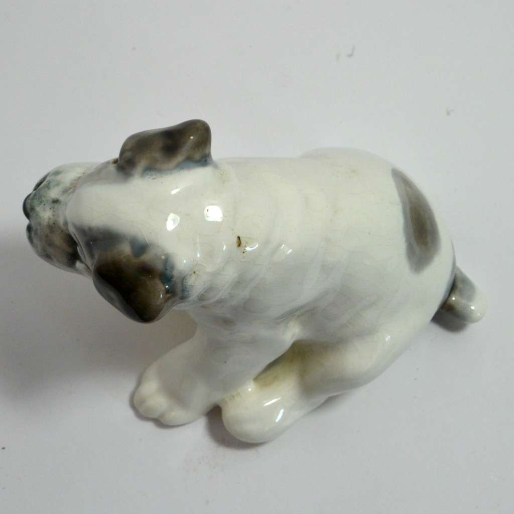 Vintage Konakovo Faience Puppy Dog Figurine - Image 9