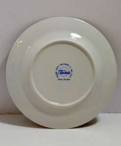 Porcelain Plate with Scottish Terrier Back Small- Dog's Tale Collectibles