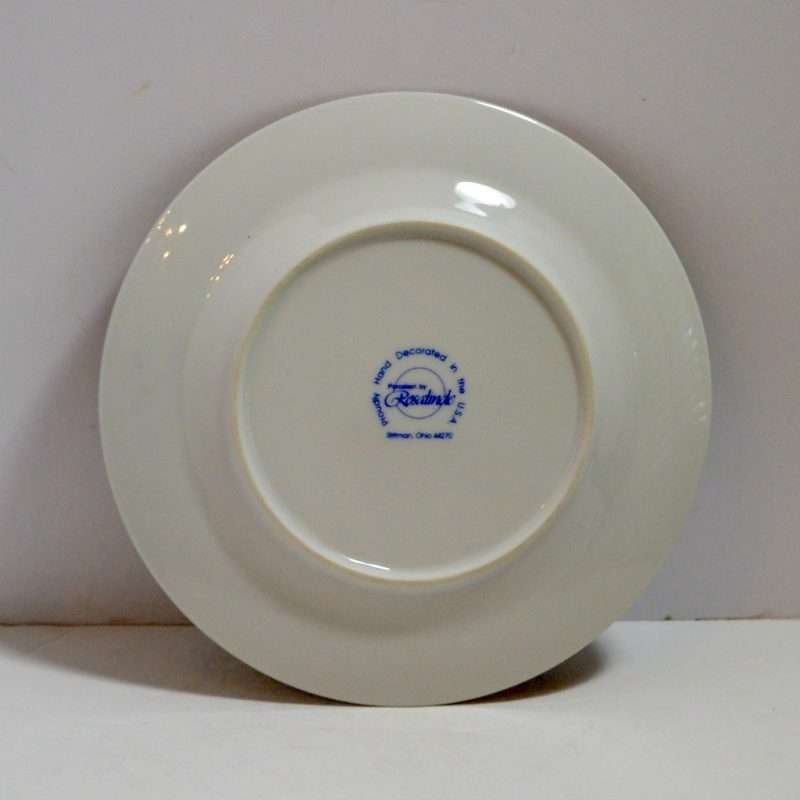Porcelain Plate with Scottish Terrier Back Small- Dog's Tale Collectibles