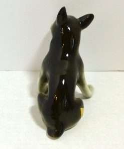 Royal Dux Bohemia Boston Terrier Dog Figurine Back 1- Dog's Tale Collectibles