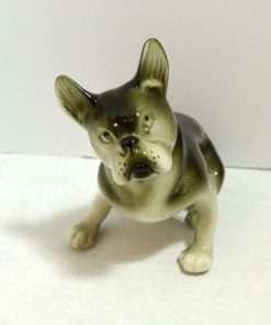 Royal Dux Bohemia Boston Terrier Dog Front- Dog's Tale Collectibles