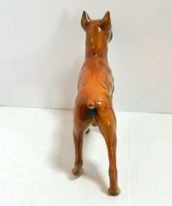 Goebel Boxer Dog Figurine Back 1- Dog's Tale Collectibles