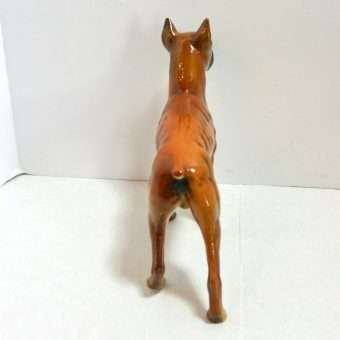 Goebel Boxer Dog Figurine Back 1- Dog's Tale Collectibles
