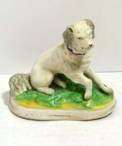 Antique Staffordshire Spaniel Dog Side 12- Dog's Tale Collectibles