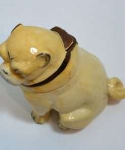 ictorian English Pug Dog Tobacco Jar Top 5- Dog's Tale Collectibles