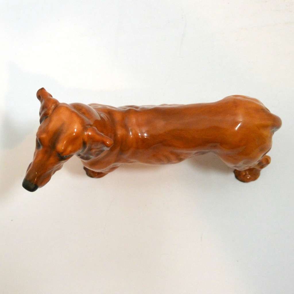 Royal Doulton Dachshund Dog Tan HN1140 - Image 10