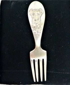 Silver Plate Winthrop Baby Fork Top 9- Dog's Tale Collectibles