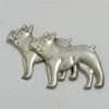 Sterling Silver French Bulldog Pin