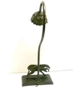 Deco Bronze Greyhound Pair Lamp Back- Dog's Tale Collectibles