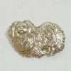 Vintage Sterling Silver Pekingese Dog Pin