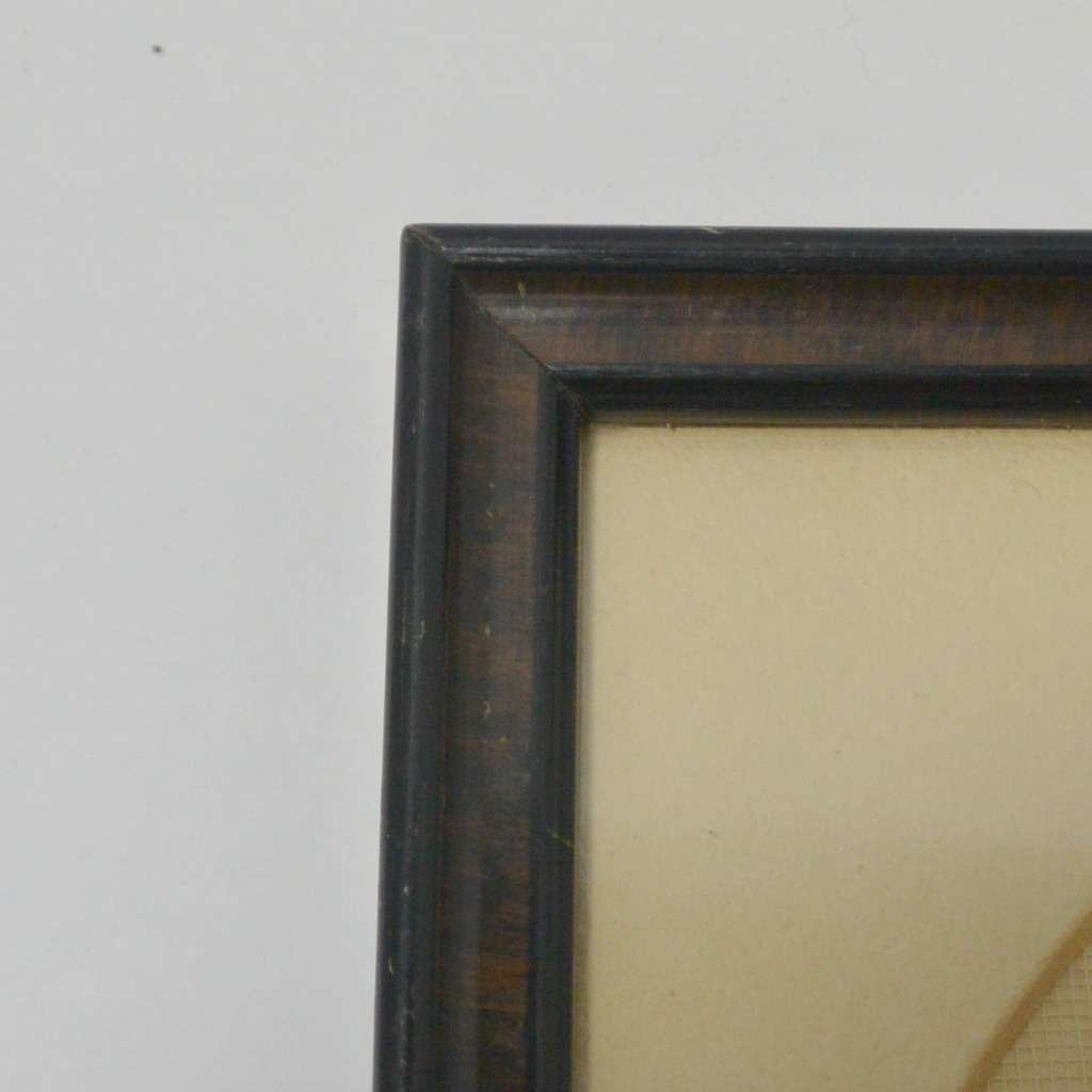 Vintage Needlepoint Brittainy Spaniel Portrait c. 1940's #4 - A Dogs Tale Collectibles