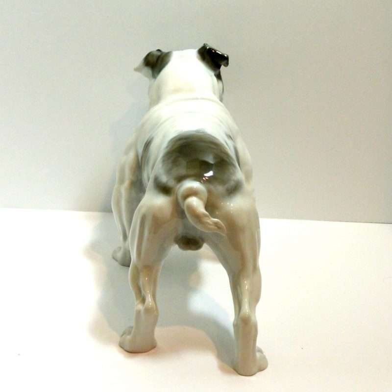 Rosenthal Large Bulldog Figurine Bck1- Dog's Tale Collectibles