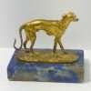 Mene Gilt Bronze Greyhound Dog Side10- Dog's Tale Collectibles